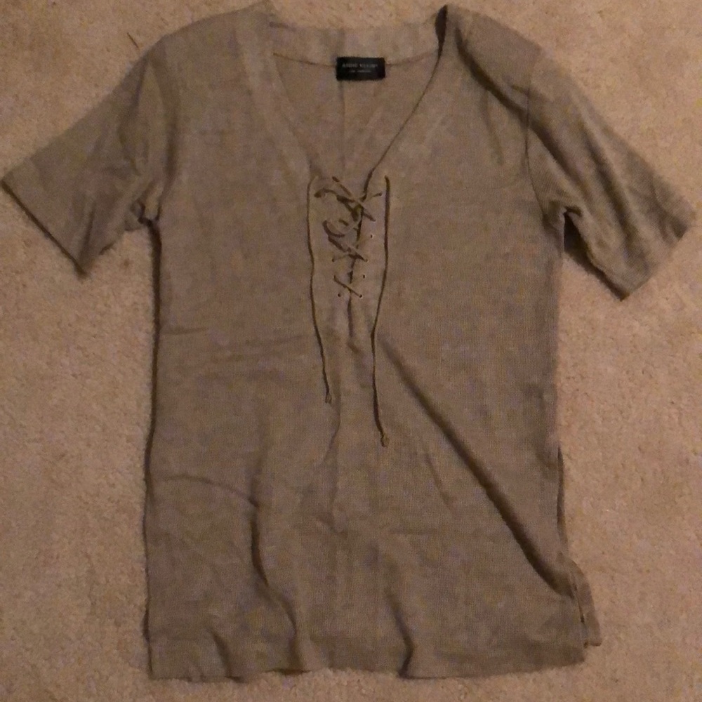 Anne Klein tan top size M